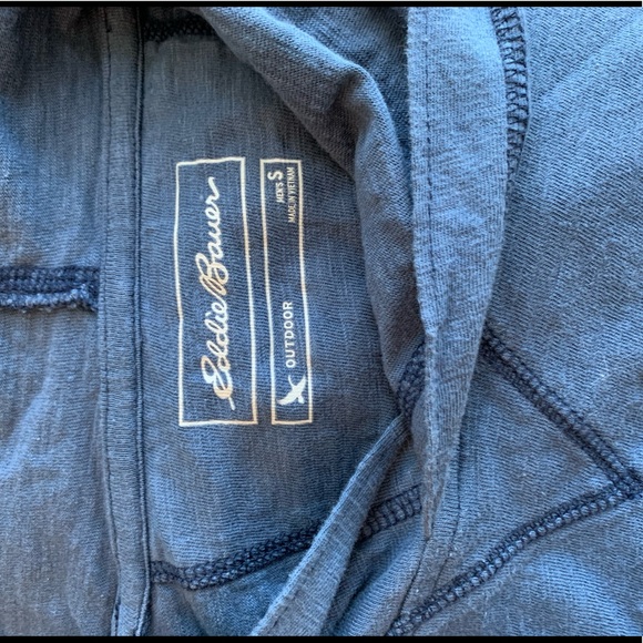 Eddie Bauer Blue Pullover Hoodie - Picture 3 of 3
